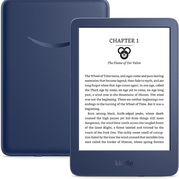 Blue Kindle E-Reader - Picture 2 of 2